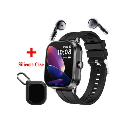TWS drahtlose D8Pro Blutdruck Outdoor Smart Watch Amoled Display 2 in 1