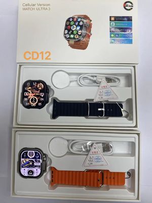 CD12 4G LTE Smart Watch mit rotierender Kamera und Touch Zoom Wasserdichtes Amoled Display 2000mA Batterie