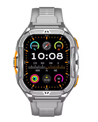 X5 Smartwatch Herzfrequenz Blut Sauerstoff BT Anruf Sprachassistent GPS-Positionierung
