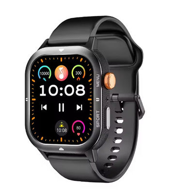 C30 1ATM Wasserdichte Smartwatch für Männer Frauen, BT Anruf Fitness Schlaf Herzfrequenz Sportuhr