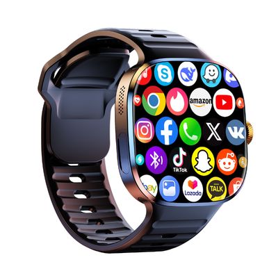 IP67 Wasserdichte 2025 M99 4G SIM-Karte Smartwatch mit Telefon BT-Anruf NFC GPS Deepseek Youtube Tiktok Whatsapp Unterstützung